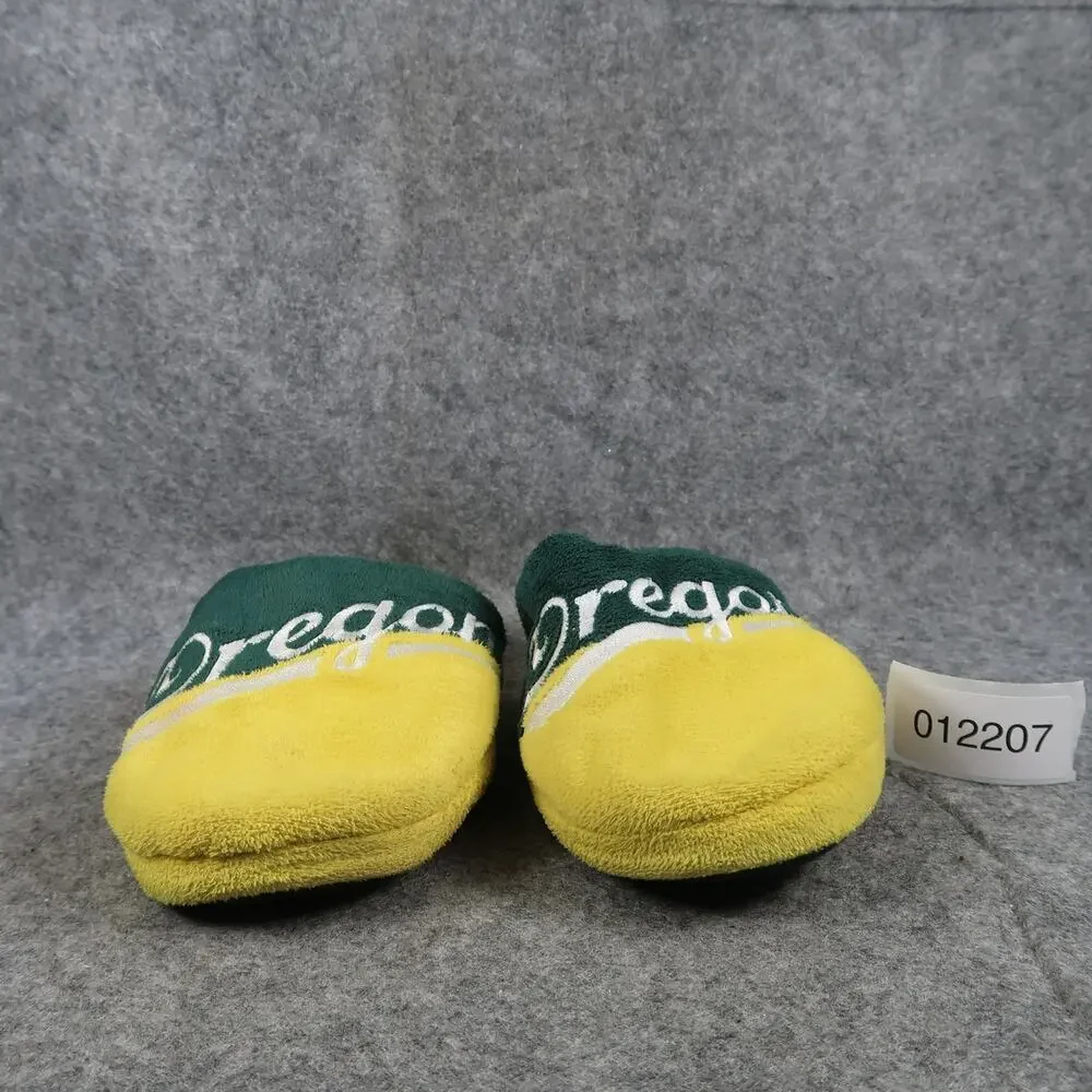 Slippers Casual Big Kids 7 University of Oregon Ducks Slip On Flat Yellow Green